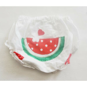 Vintage Double Seat Panty Diaper Cover  Bloomer Baby Girls Watermelon Patch 2